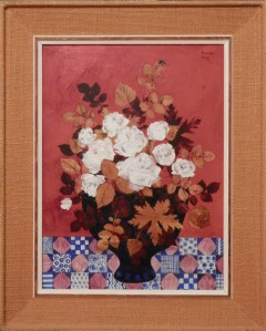 Flowers in a Vase Still-life by Brenda King