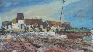 Farm Buildings, Ulster by Kenneth Webb @ 1960
