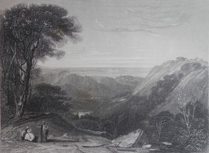 View from Mount Lebanon Callcott/Finden