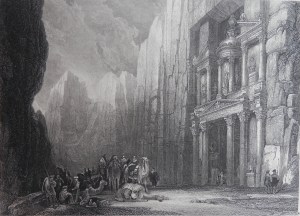 Ruins of Selah, (Petra) Roberts/Finden