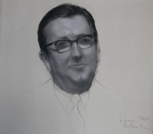 Portrait pencil @ 1968 by Lucien Montmarte