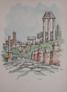 Roman Ruin unknown artist