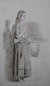 Woman with Jar by J M Jopling