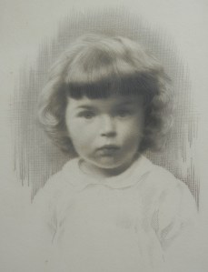 Girl's Portrait pencil unknown artist